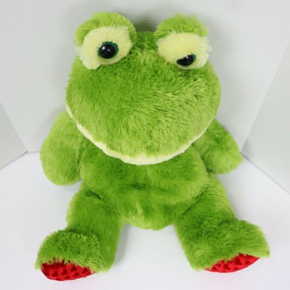 Best Made Toys Valentine's Big Green Frog Plush - Picture 7 of 11